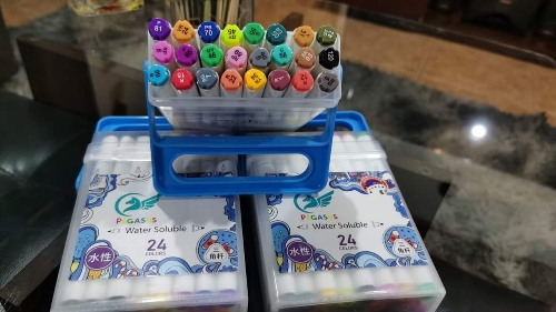 Lápices de colores doble punta 24 en caja