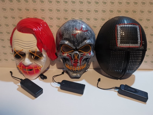 mascaras hallowen con led