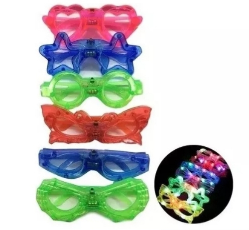 Anteojos lentes cotillon con led Halloween