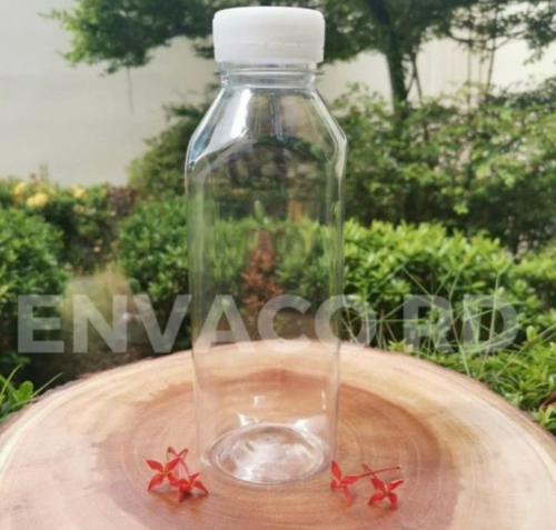 BOTELLA PLASTICA CUADRADRA 16 OZ