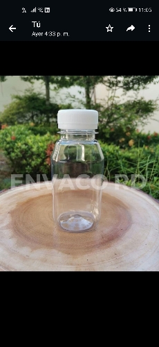 BOTELLAS PLASTICA CUADRADA 8 OZ