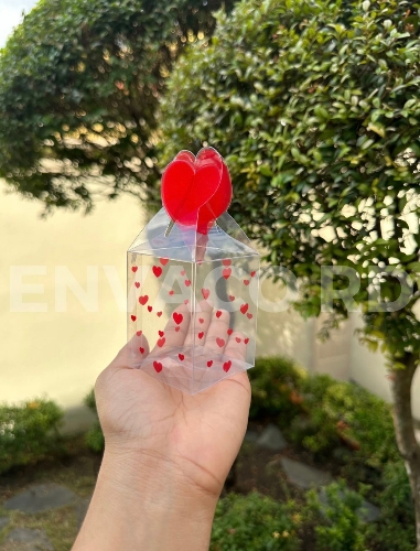 CAJAS ACETATO CORAZON