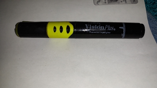 Marcador vision plus amarillo