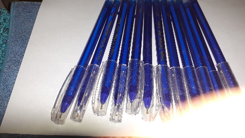 Boligrafo ultrafino azul azor