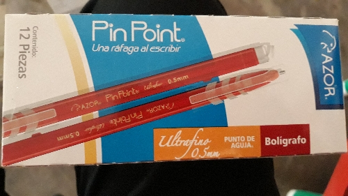 Boligrafo pin point azor rojo ultrafino