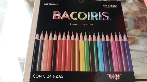 colores bacoiris 24 lapices