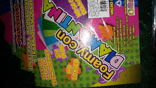 Foamy t/carta  V de bandera diamantado