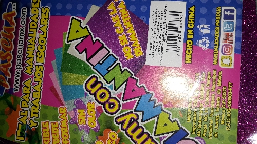 Foamy diamantado rosa mexicano
