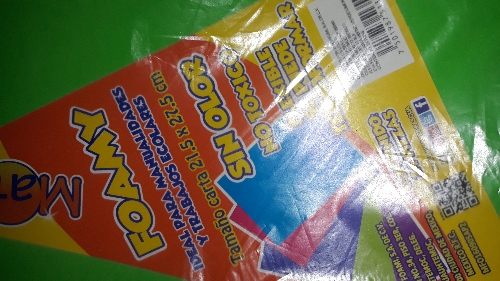 Foamy liso verde imon