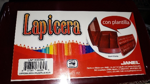 Lapicera con plantilla