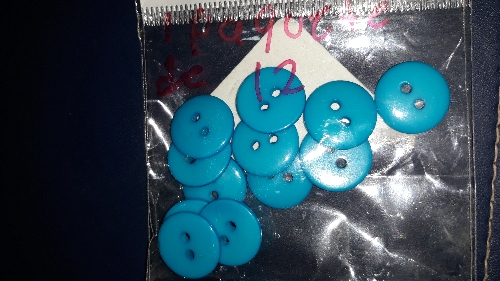 Boton azul mediano