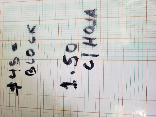 Block de rayado diario