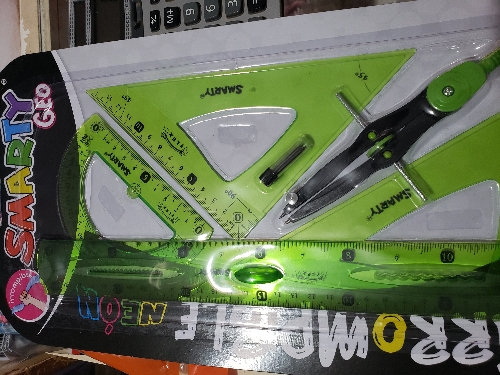 Juego geometrico neon flexible