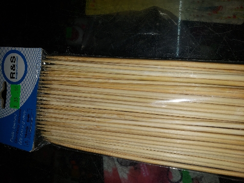 Palillo de bambú para brocheta