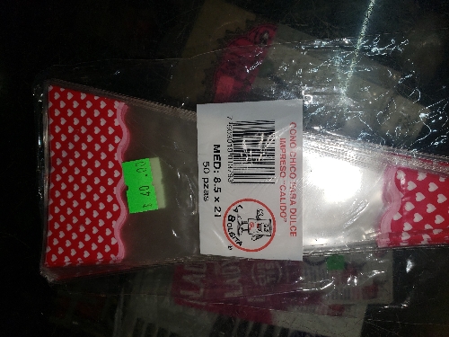 Bolsa conica celofan