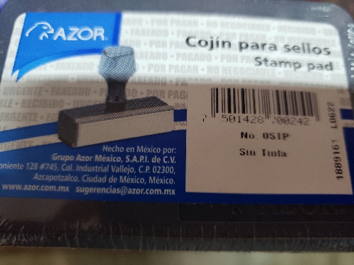 Cojín para sello