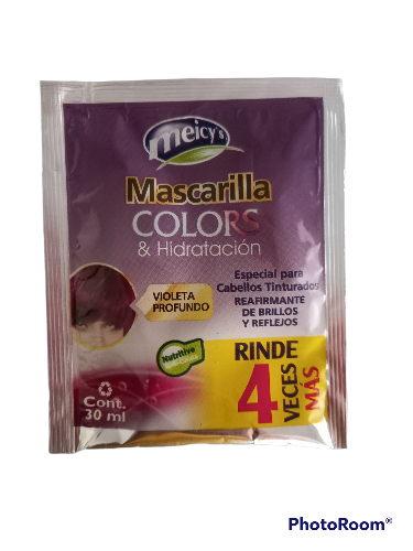 Mascarilla capilar violeta sachet Meicy