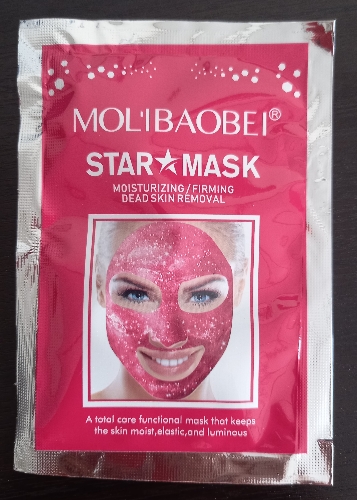 Mascarilla glitter rosada molibaobei MLBB08