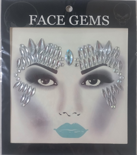 Gema adhesiva decorativa rostro