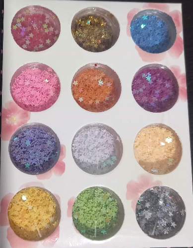 Glitter uñas surtido colores Wonder nail