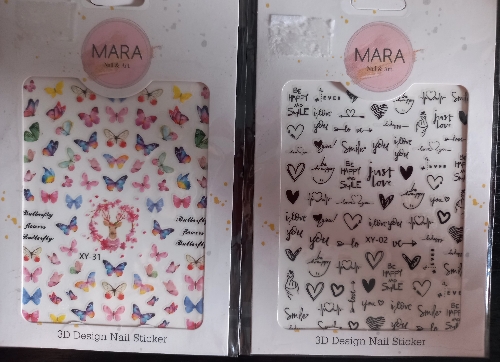 Stiker surtido uñas Mara