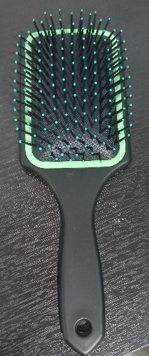Cepillo cabello aire cuadrado grande negro-verde HL9440