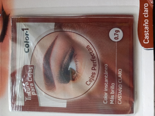 Tintura de hena para cejas castaño claro  Inter bel