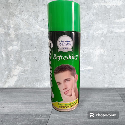 Espuma de  afeitar refrescante Nevada verde 400ml