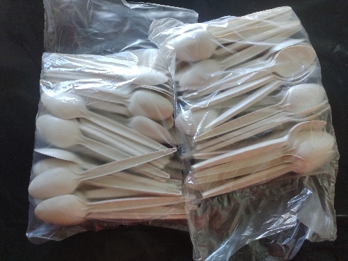 Cucharita Blanca x 100 unid.