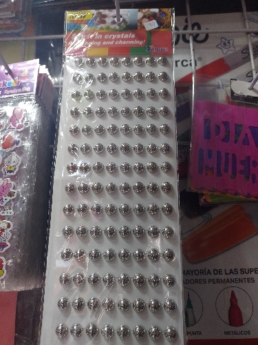 Perlas Crystals Doradas y Plateadas