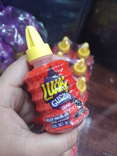 Lucas gusano Chamoy