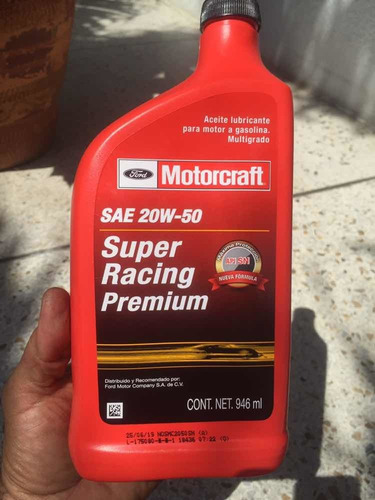ACEITE MOTORCRAFT 20W50 SUPER  RACING