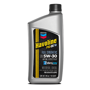 ACEITE HAVOLINE 5W30 SYN EB CUARTO