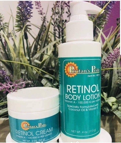 Retinol Body Lotion 113gm + Vitamina E + Aceite de Coco