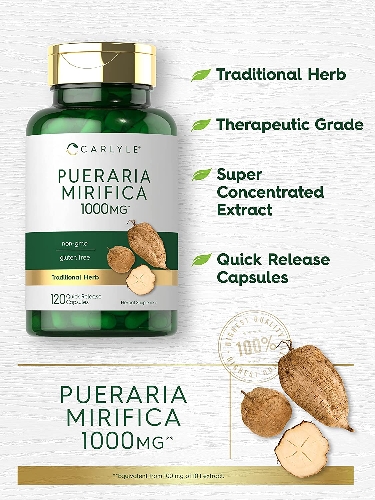 Pueraria Mirifica 1000mg Frasco de 120 Cápsulas Carlyle