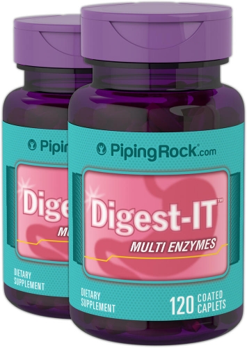 Digest-it Multienzimas 120 Cápsulas / PipingRock