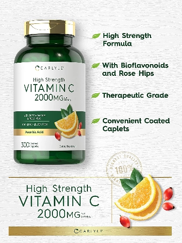 Vitamina C2000mg Frasco de 300 Tabletas