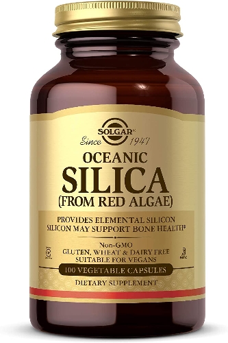 Silica o Silicio 108mg + Calcio 200mg, 100 Cápsulas Vegetales