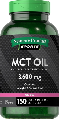 MCT Oil 3600mg Nature's Truth, Frasco de 150 Cápsulas