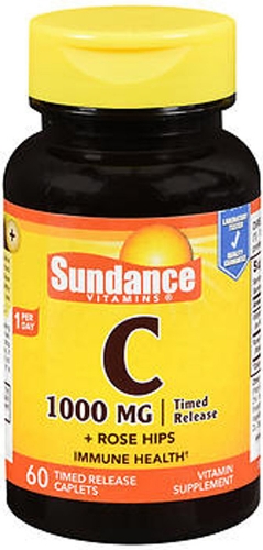 Vitamin C1000mg + Rose Hips 10mg Frasco de 60 Tabletas