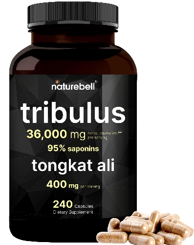 Tribulus Terrestris 36,000mg + Tongkat Ali 400mg 240 Cápsulas