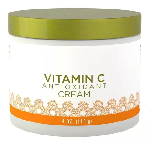 Vitamina C en Crema Antioxidante con Aloe Vera + Vitamina E, Frasco 113 Gramos