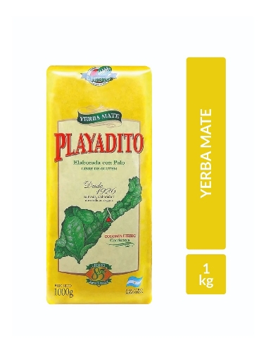 Yerba playadito 1kg.