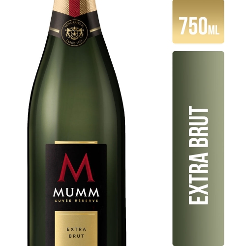 Mumm extra Brut.