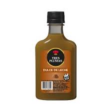 Petaca tres plumas dulce de leche