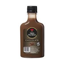 Petaca tres plumas chocolate