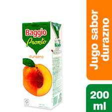 Baggio pronto durazno 200ml
