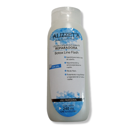 Alizzet's Sin Sal Reparadora Loción Capilar Espumante 240ml