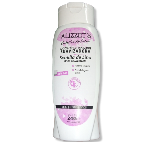 Alizzet's Sin Sal Suavizadora  Loción Capilar Espumante 240ml