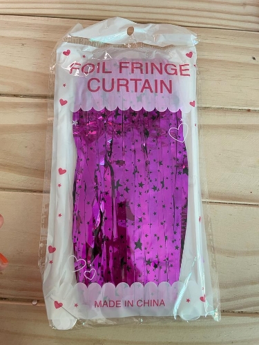 Cortina With Stars Fucsia